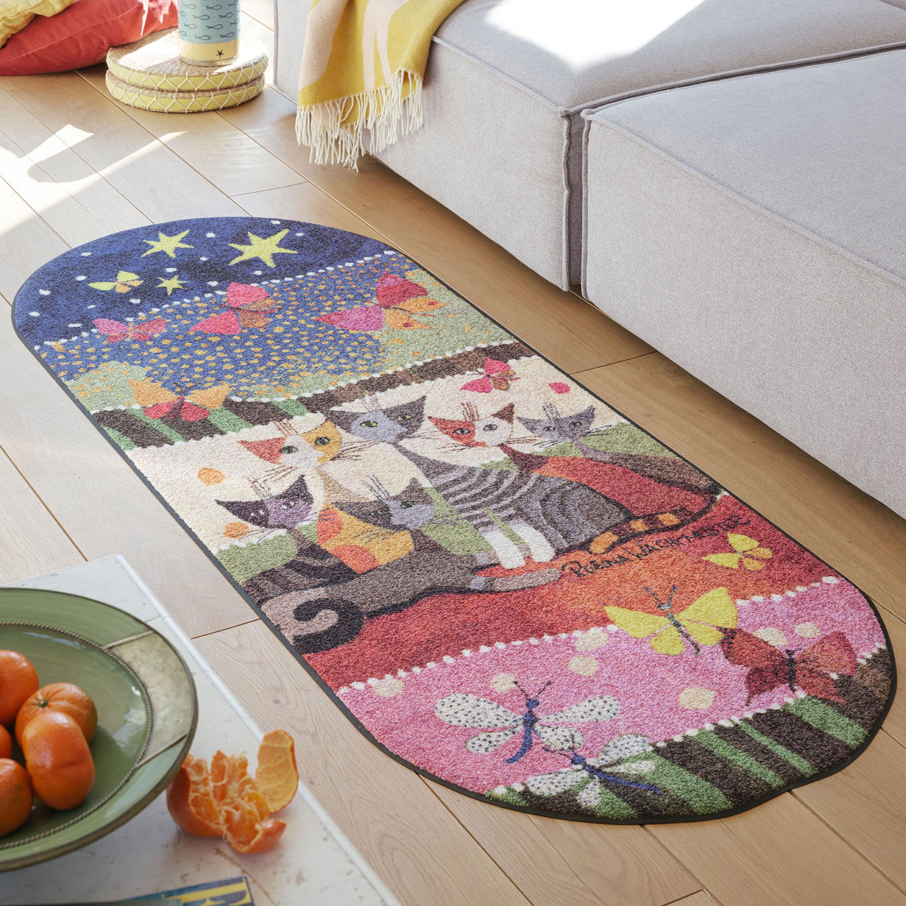 Teppichläufer 75x190 Rosina Wachtmeister Spring Fasce di Colore Sonderform