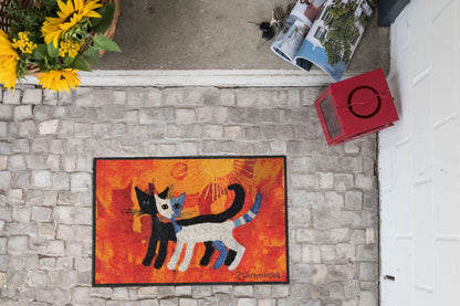 Fußmatte 50x75 Rosina Wachtmeister Terral RW orange