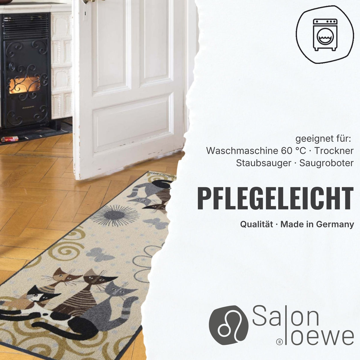 Pflegeleichter waschbarer Fußabtreter EB209