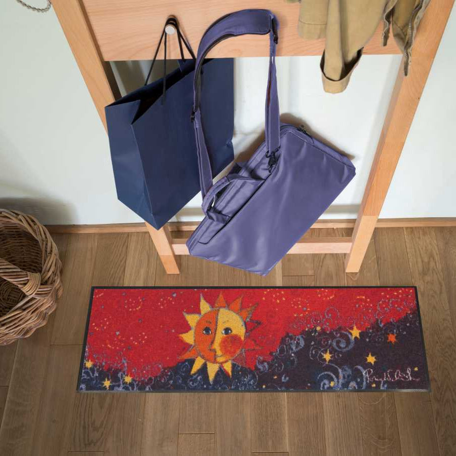 Teppichläufer 60x180 Rosina Wachtmeister Sole Remake rot