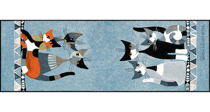 Teppichläufer 60x180 Rosina Wachtmeister Siamo in sei