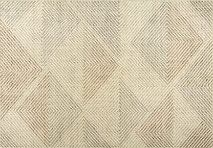 Rugello Teppich rutschsicher waschbar Lumo beige