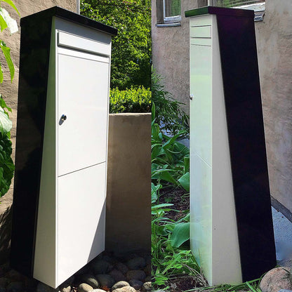 Standbriefkasten groß Eurotrend No.1 anthrazit-silbergrau