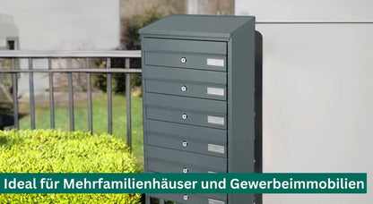 Briefkastenanlage BDL 914 anthrazit 4fach