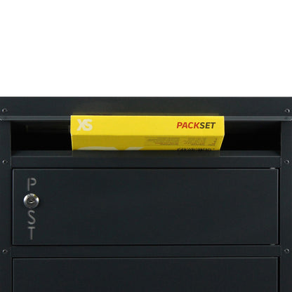 Paketbriefkasten 65 Tiamat anthrazit-grau
