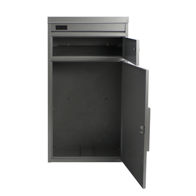 Paketbriefkasten 65 Tiamat silber-grau