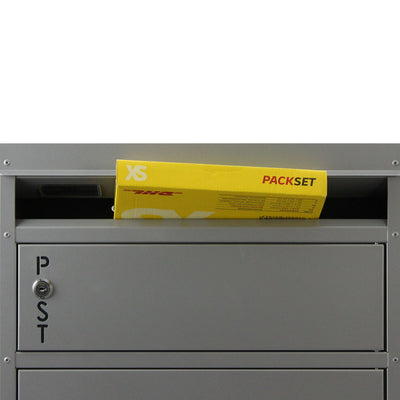 Paketbriefkasten 65 Tiamat silber-grau