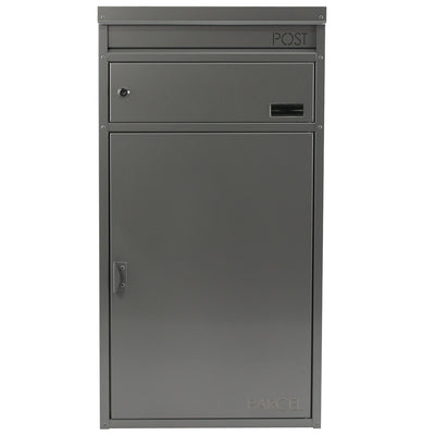 Paketbriefkasten 65 silber-grau