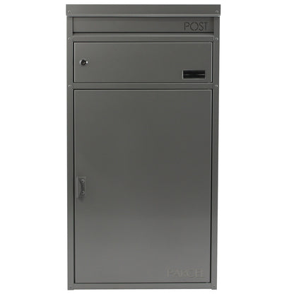 Paketbriefkasten 65 silber-grau