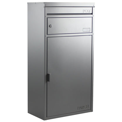Paketbriefkasten 65 silber-grau