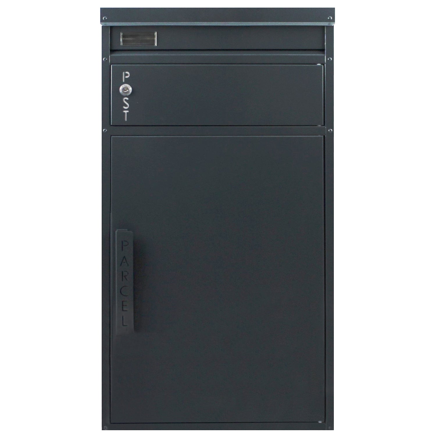 Paketbriefkasten Tiamat 65 anthrazit mit 8 Schlüsseln