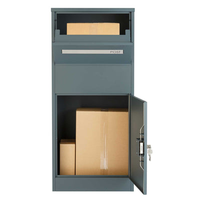 Paketbriefkasten XXL anthrazit mit Profilzylinder