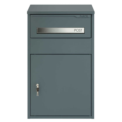 Paketbriefkasten anthrazit groß mit Profilzylinder