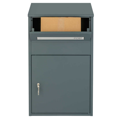 Paketbriefkasten anthrazit groß mit Profilzylinder
