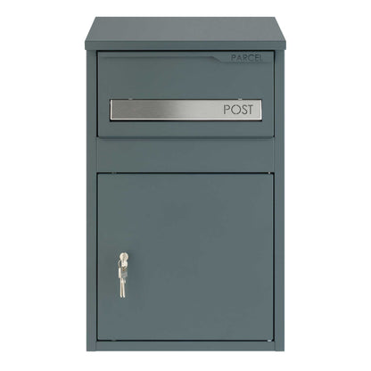 Paketbriefkasten anthrazit mit Profilzylinder
