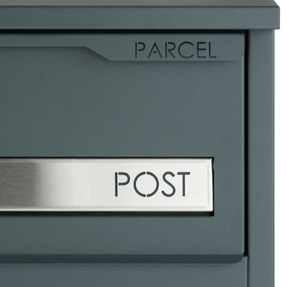 Paketbriefkasten anthrazit mit Profilzylinder