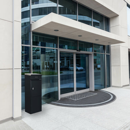 Standbriefkasten Tiamat 855 anthrazit-grau mit 12 Schlüsseln