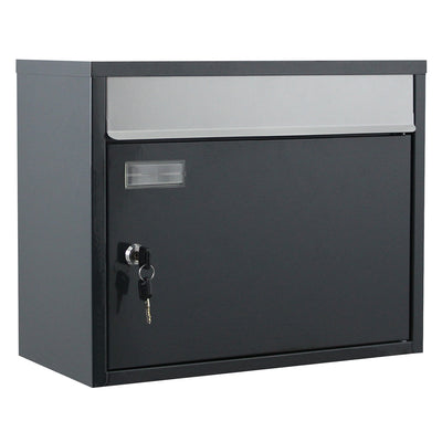Briefkasten 910 anthrazit-silber