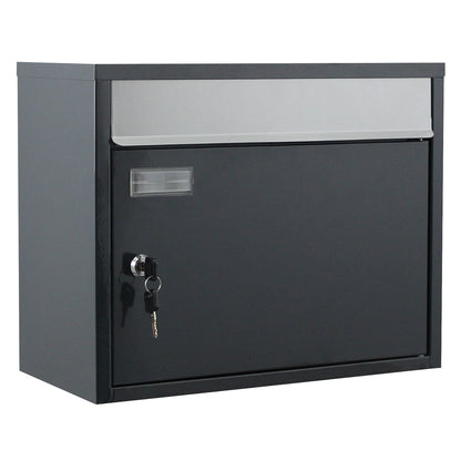 Briefkasten 910 anthrazit-silber
