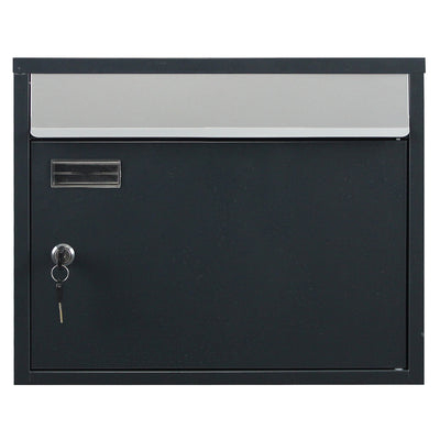 Briefkasten 910 anthrazit-silber