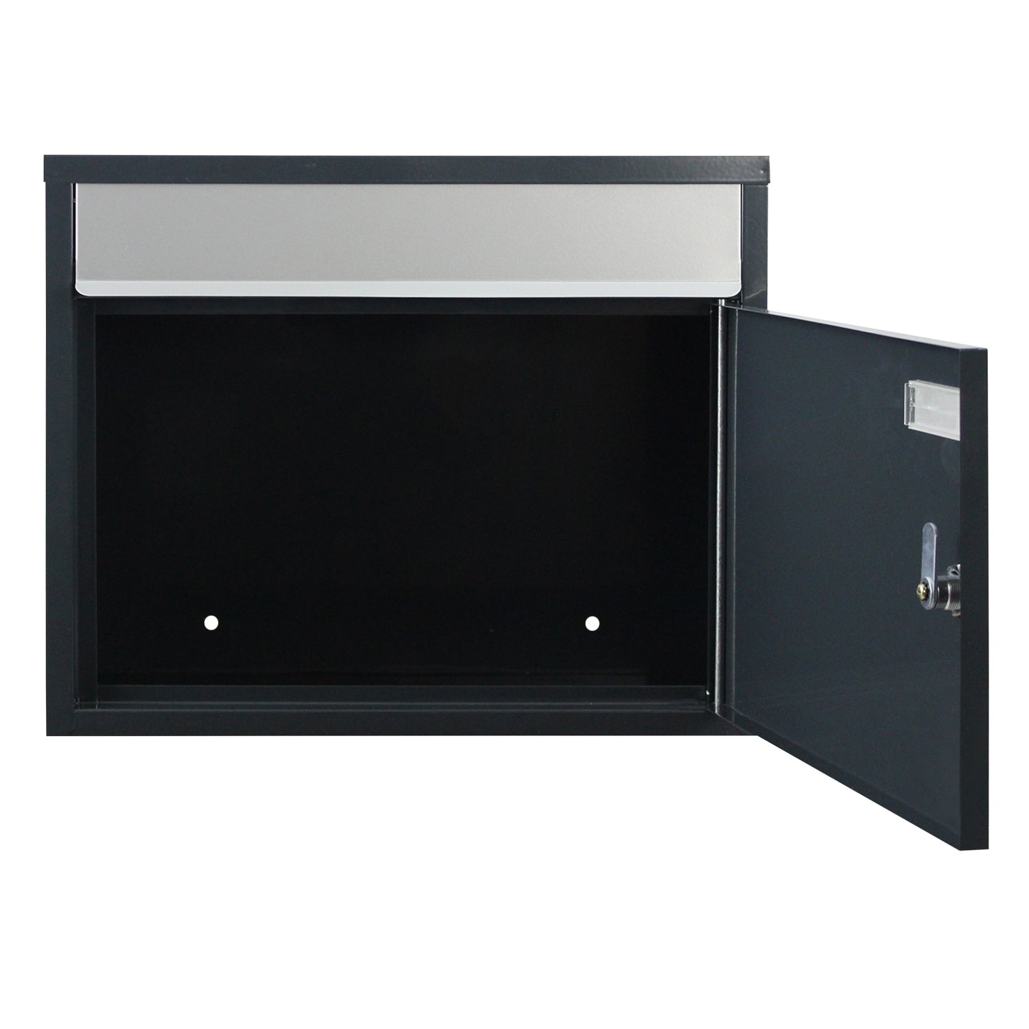 Briefkasten 910 anthrazit-silber 2er Set