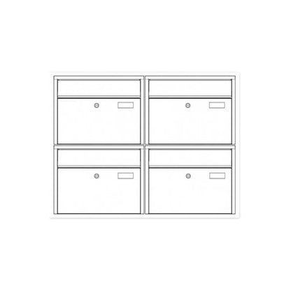 Briefkasten 967 Edelstahl