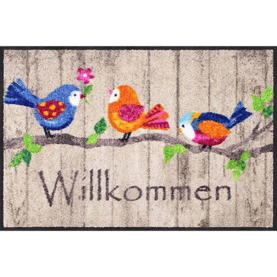 Fußmatte 50x75 Birds Wood