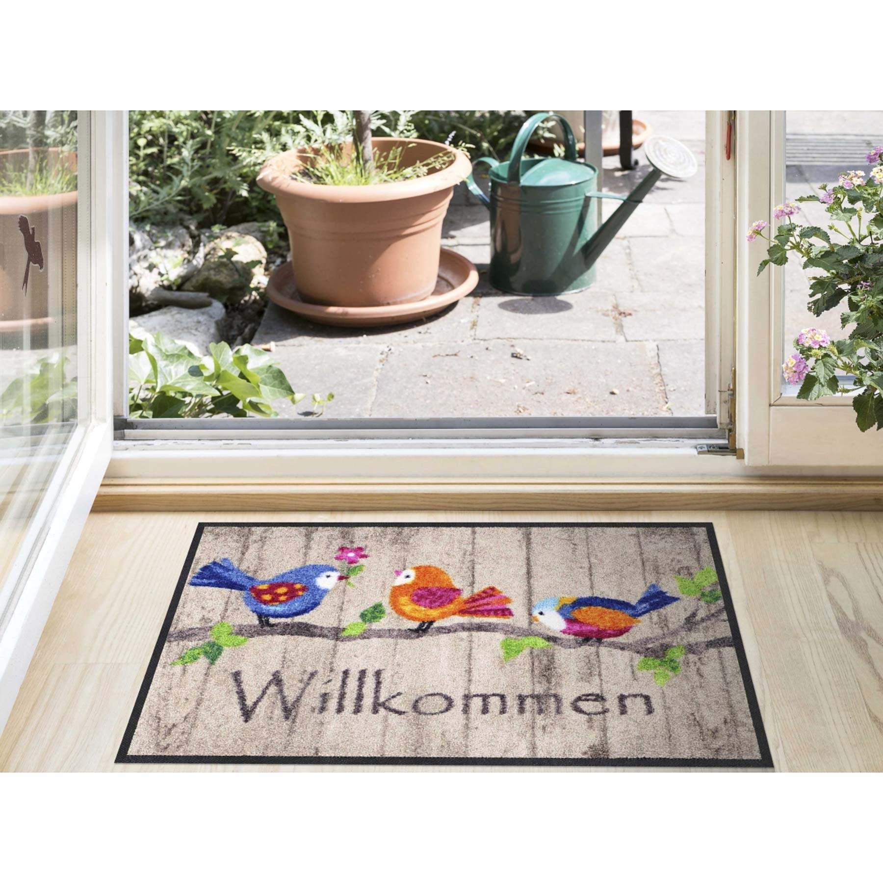 Fußmatte 50x75 Birds Wood