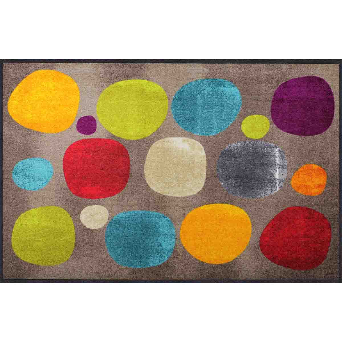Wohnteppich 115x175 Broken Dots Colourful