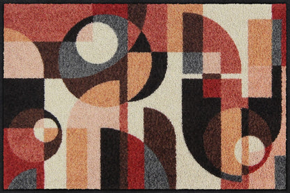 Eingangsmatte 50x75  Clockwork rose-blue Rosa