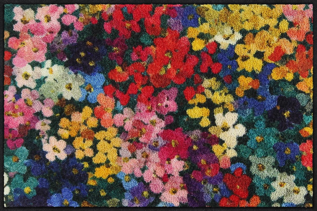 Eingangsmatte 50x75  Mille Fleurs Bunt