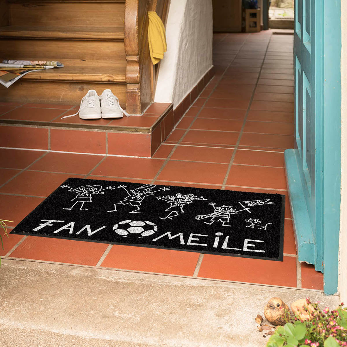 Fußmatte 50x75 Fußball Fanmeile