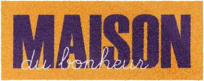 Fußabtreter klein 30x75 Maison Type orange-violet