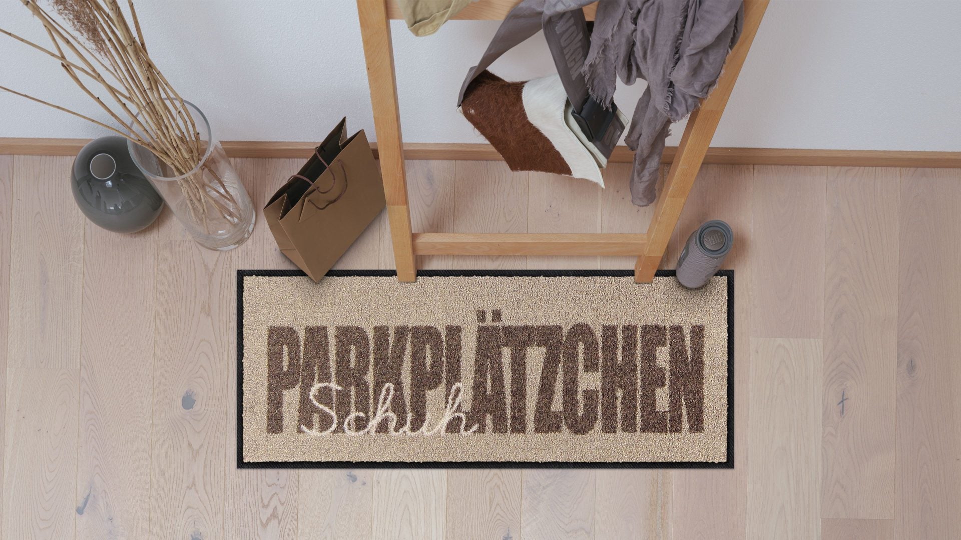Fußabtreter klein 30x75  Schuhparkplätzchen