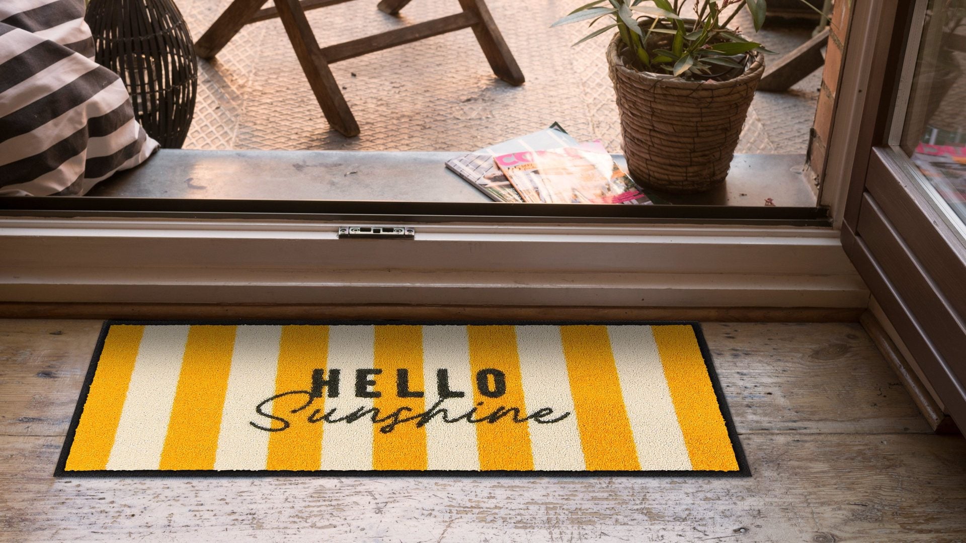 Fußabtreter klein 30x75  Sunshine Stripes