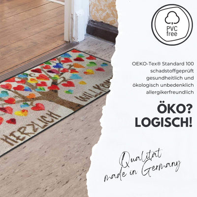 Läufer klein 30x100 Schuhparkplatz pur silber anthrazit