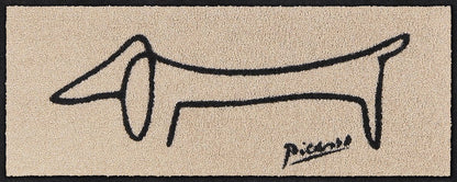 Fußabtreter klein 30x75 Picassos Dackel