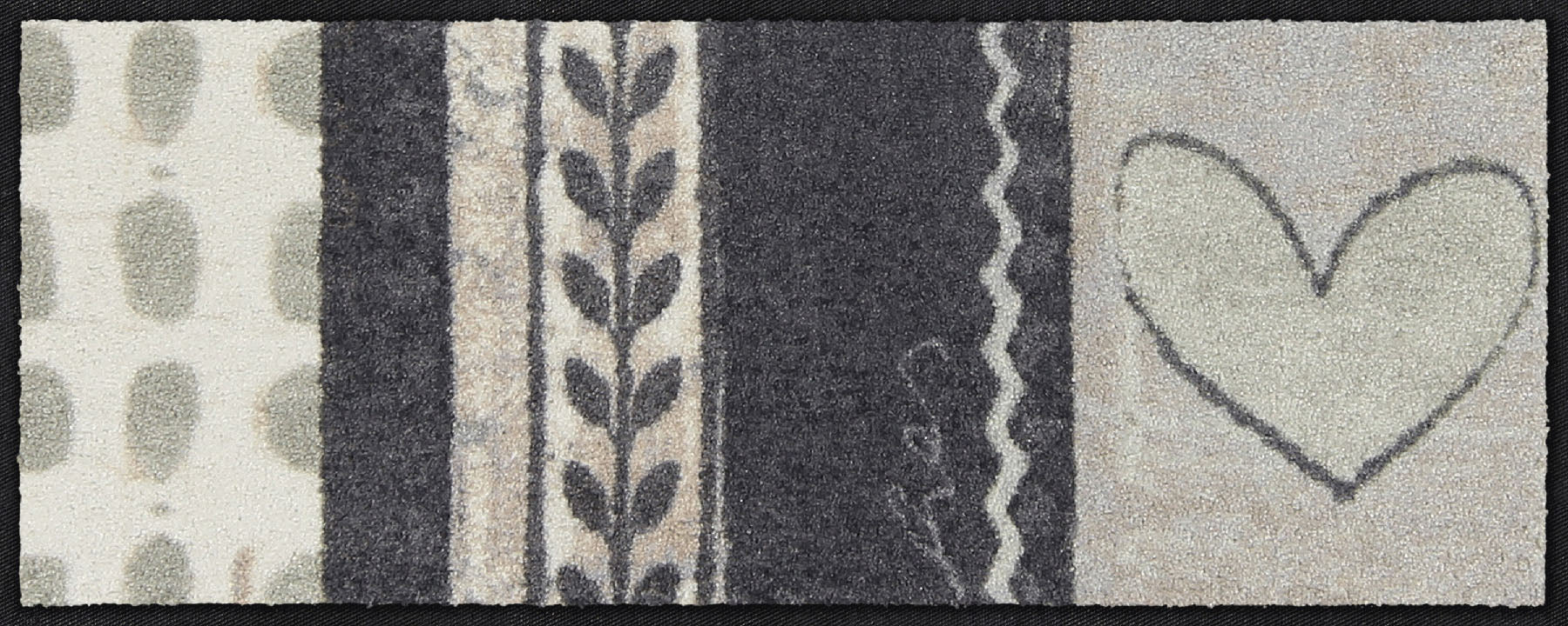 Fußabtreter klein 30x75 Annas Composite grau