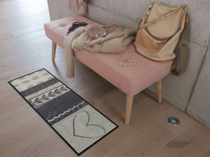 Fußabtreter klein 30x75 Annas Composite grau