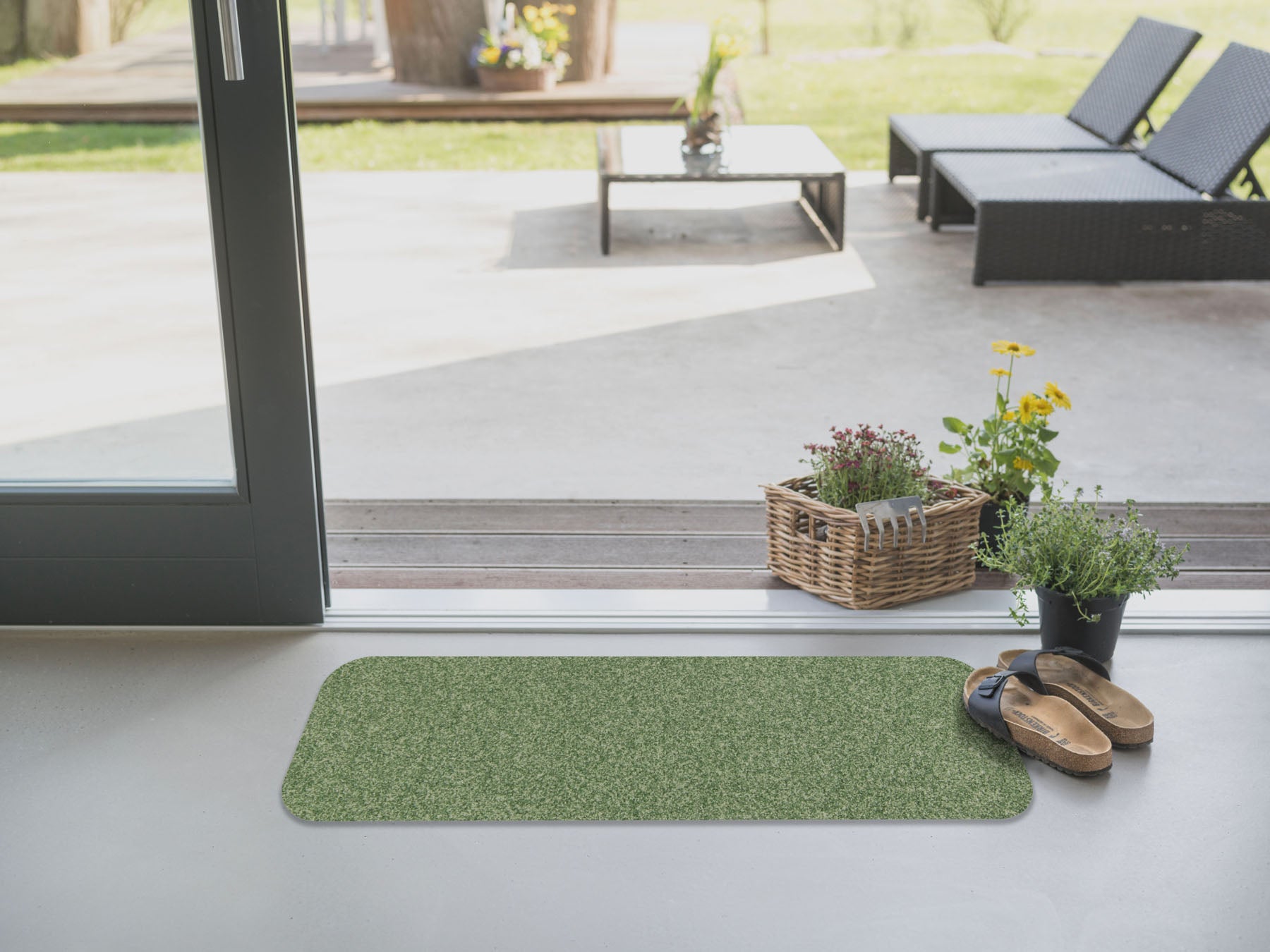 Fußabtreter klein 30x75 Blend Meadow grün