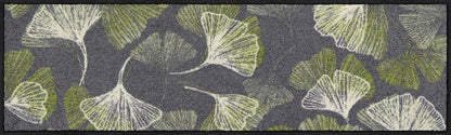 Läufer klein 30x100 Gingko Allover grey grau