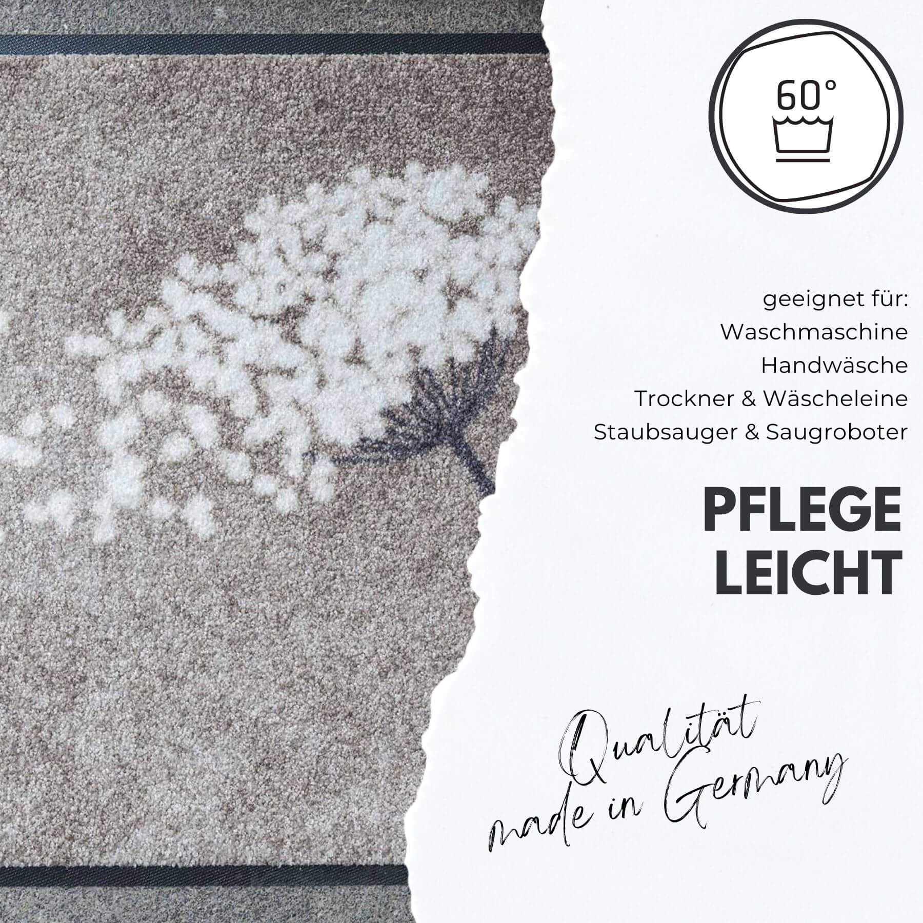 Läufer klein 30x100 Schuhparkplatz pur taupe