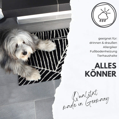 Läufer klein 40x100 Blaupetrol