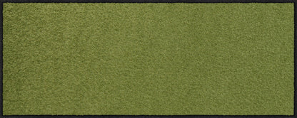 Läufer klein 40x100 Uni Salbei grün