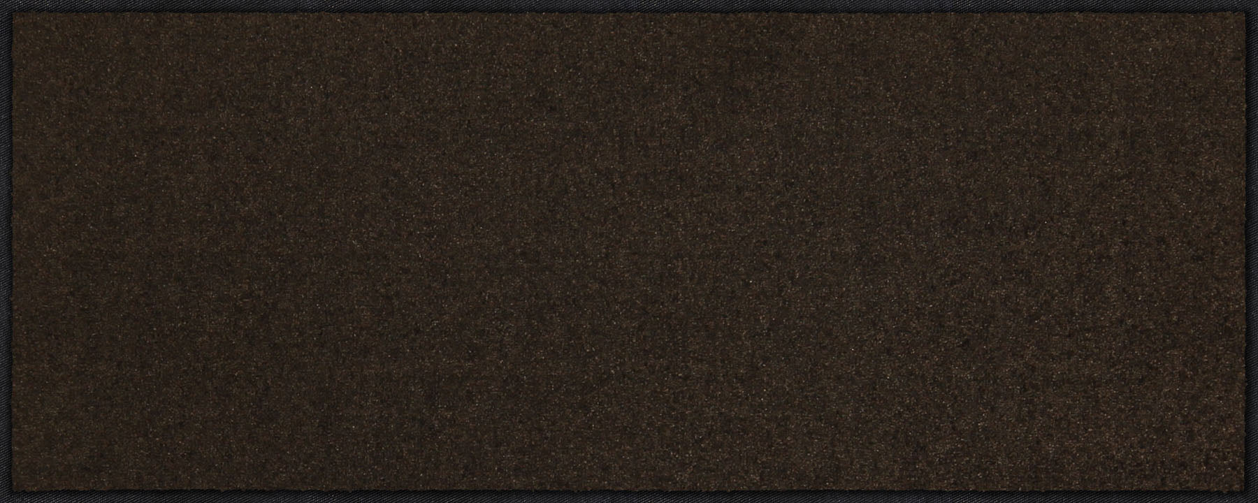 Läufer klein 40x100 Uni Schokobraun