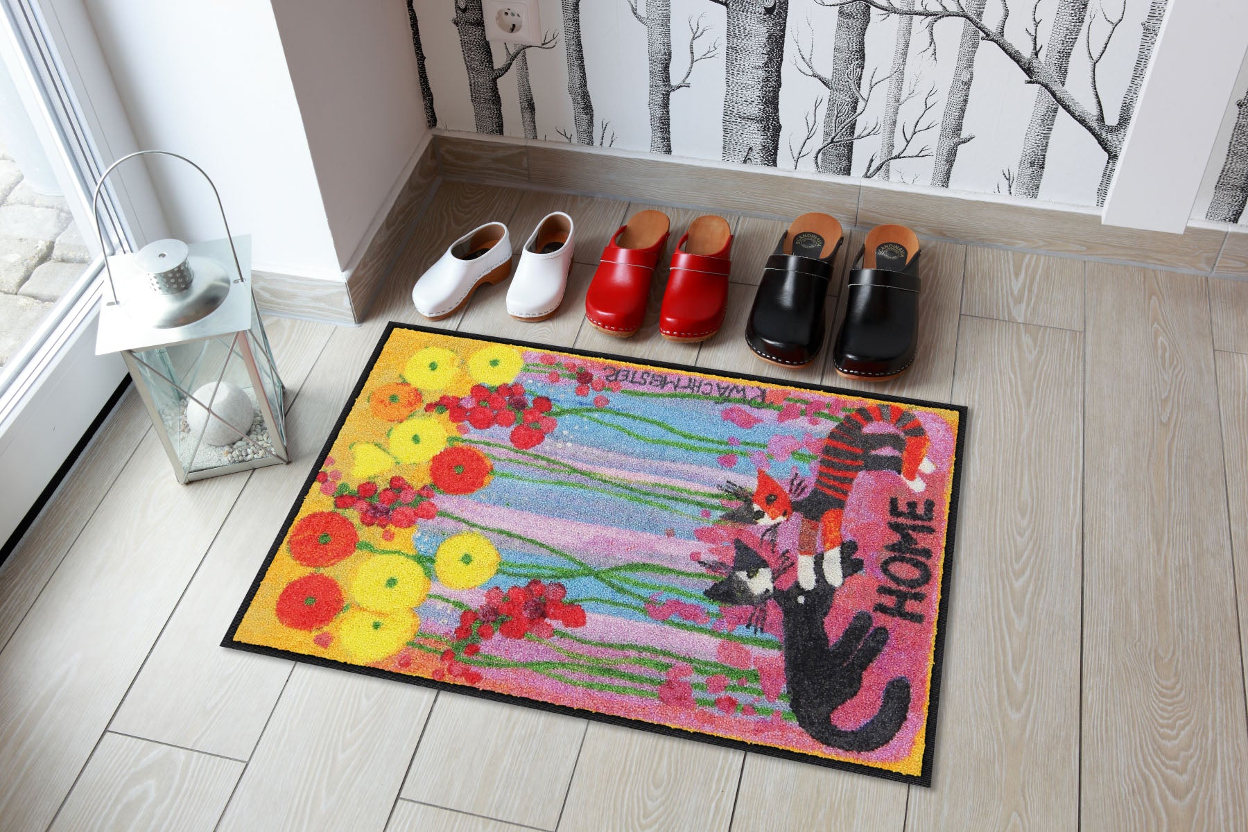 Fußmatte 50 x 75 cm Rosina Wachtmeister Happy Together mehrfarbig