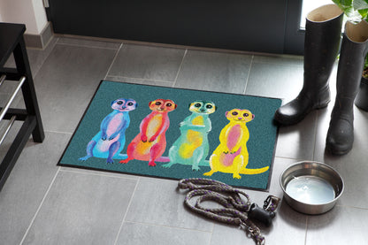 Fußmatte 50x75 Rainbow Meerkats