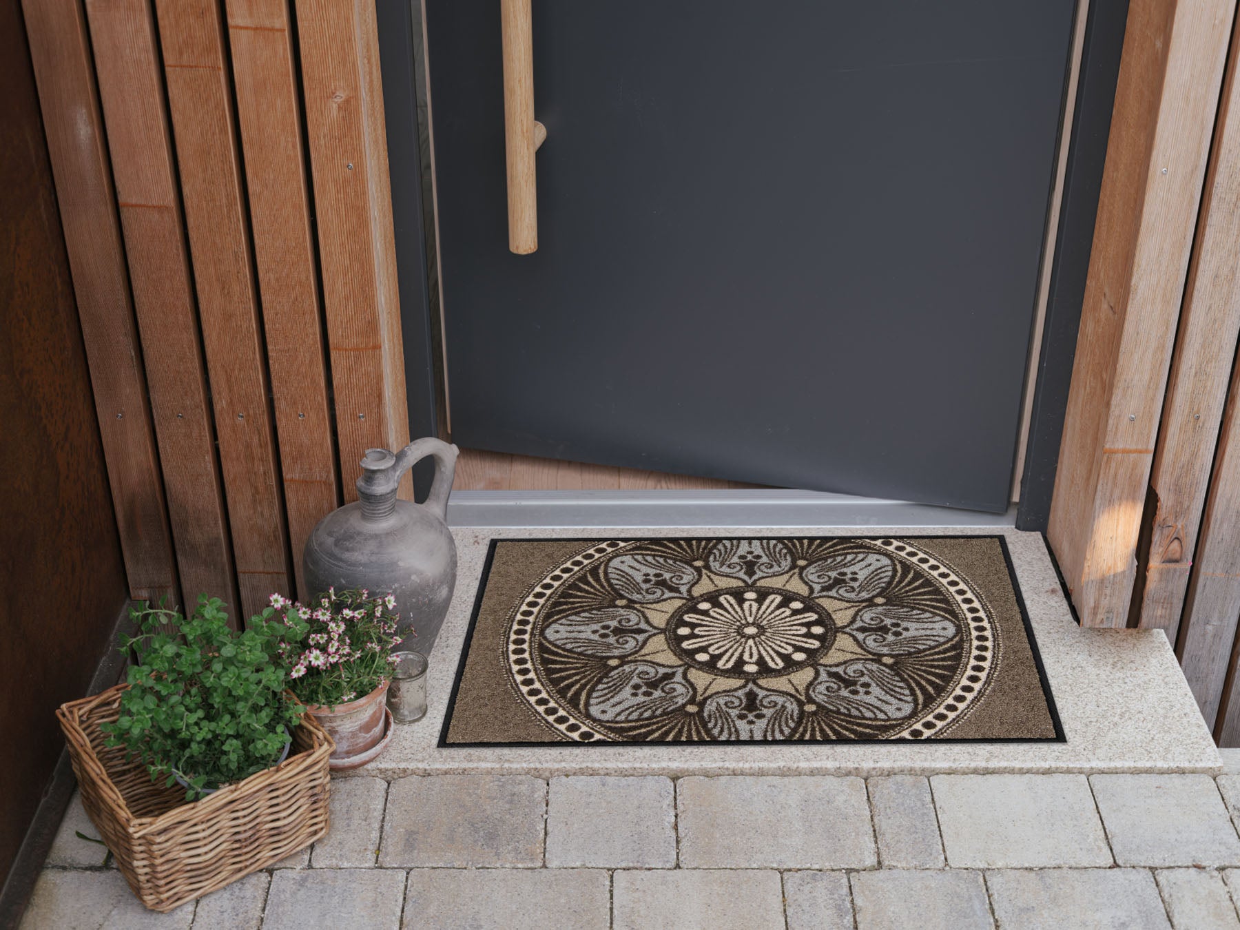 Fußmatte 50x75 Yara taupe