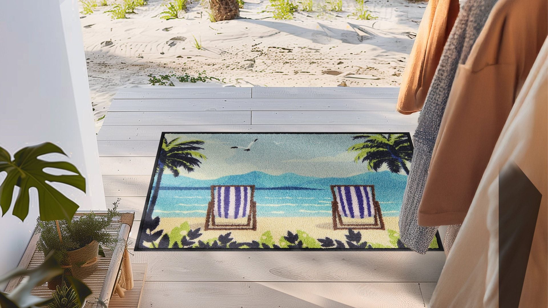 Fußmatte 50x75  Beach Vibes
