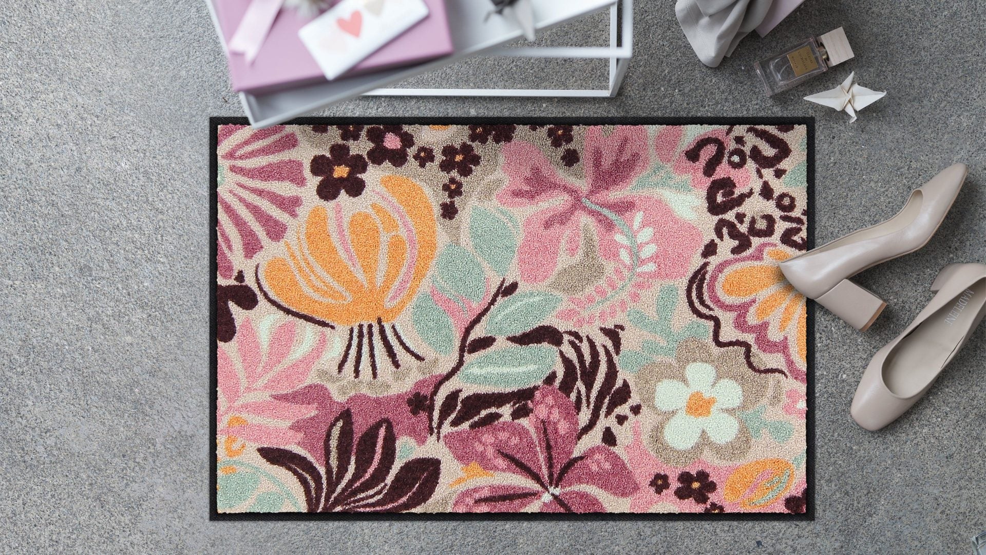 Fußmatte 50x75  Mingled Flowers